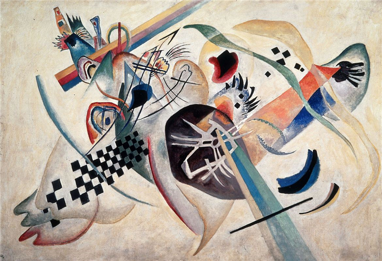 Composition #224 On White 1920 Wassily Kandinsky Painting - Click Image to Close